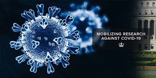 Student working at her computer.